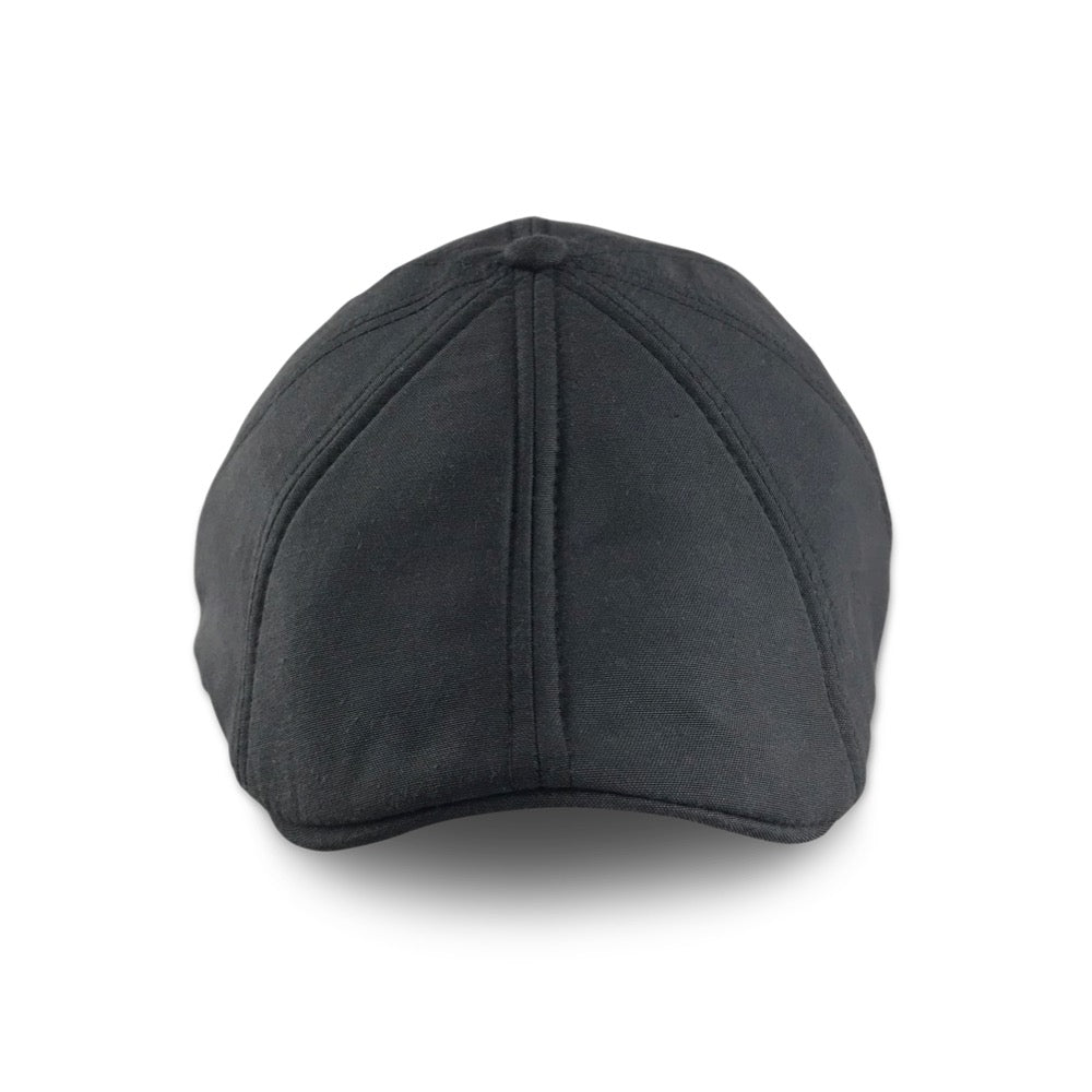 The Caddy Boston Scally Cap Black Cotton/Polyester | 3XL 63.5cm