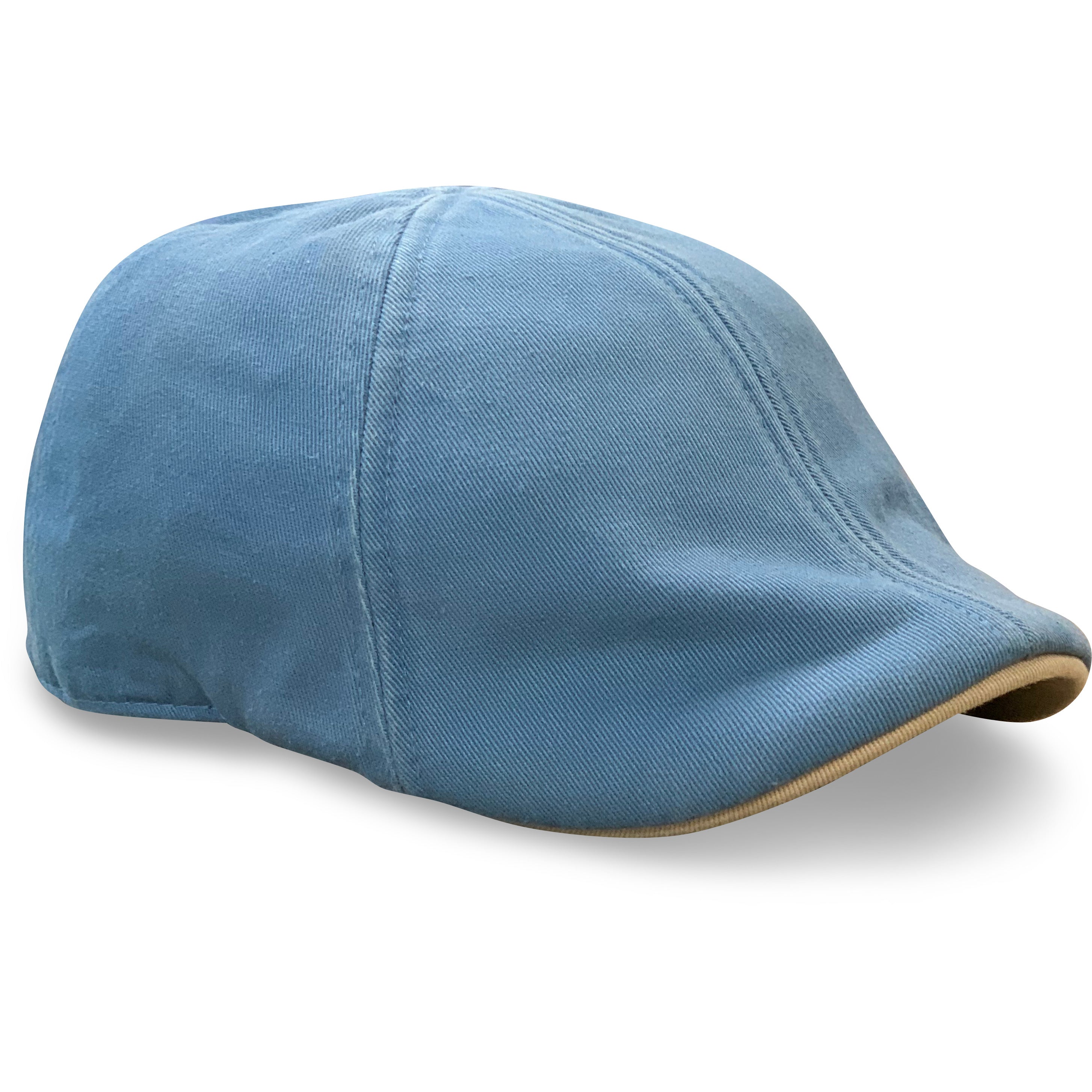 Flat Brim Teal Hat - Nautical Design