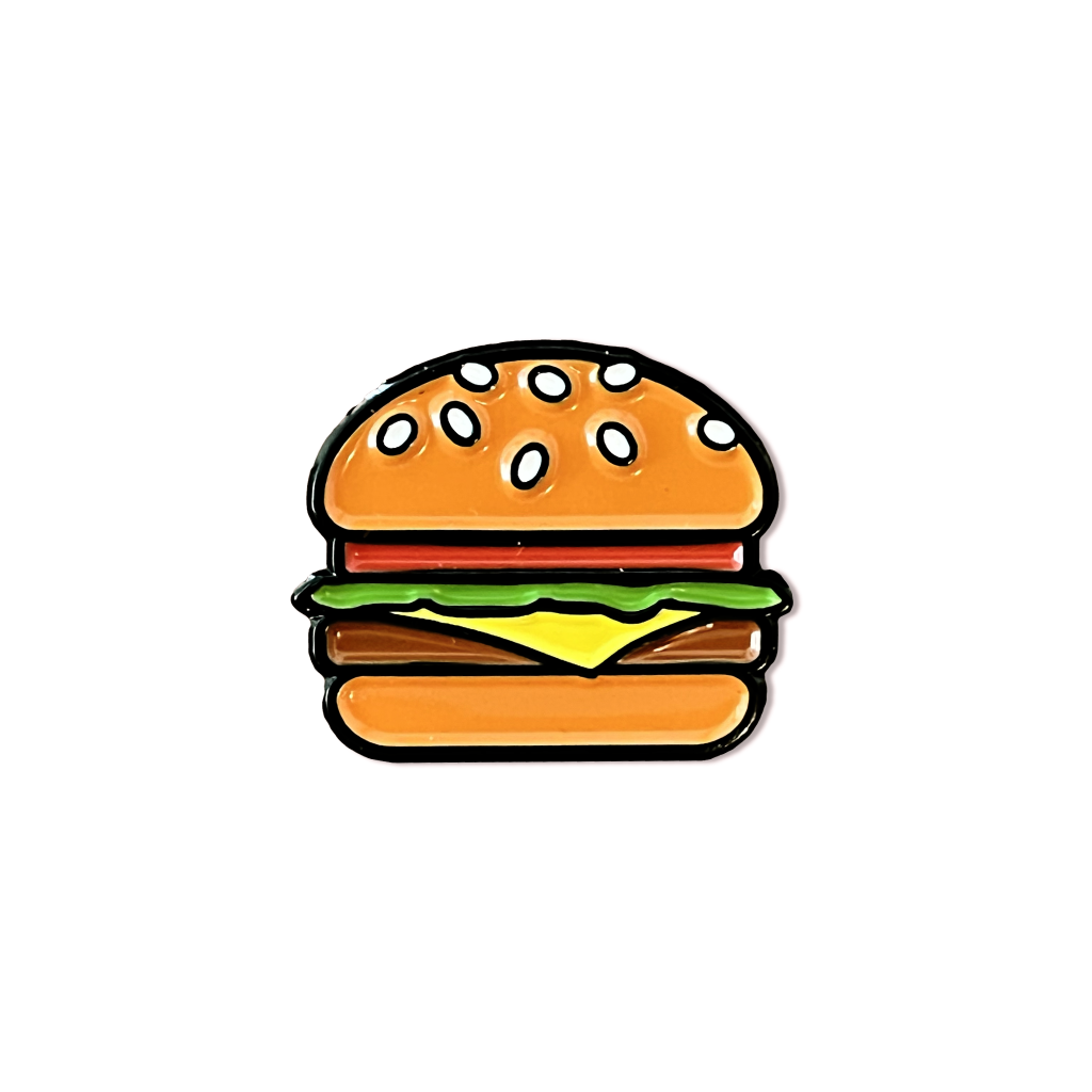 The Burger Cap Pin by Boston Scally