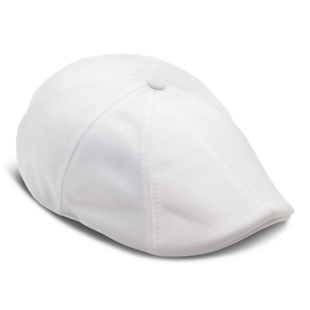 The Driver Boston Scally Cap Flat Cap White