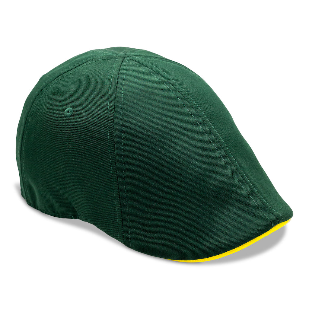 Leather scally cap on sale