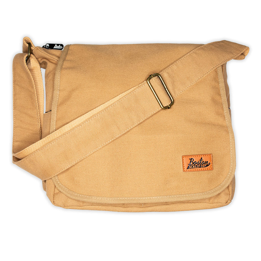 Boston Scally The Messenger Bag Craft Tan