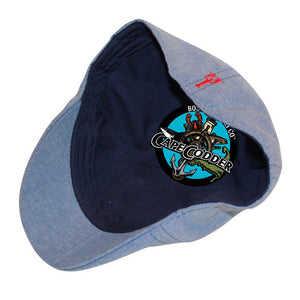 The Cape Codder Boston Scally Cap - Lobster &amp;amp; Saltbox Blue - alternate image 3