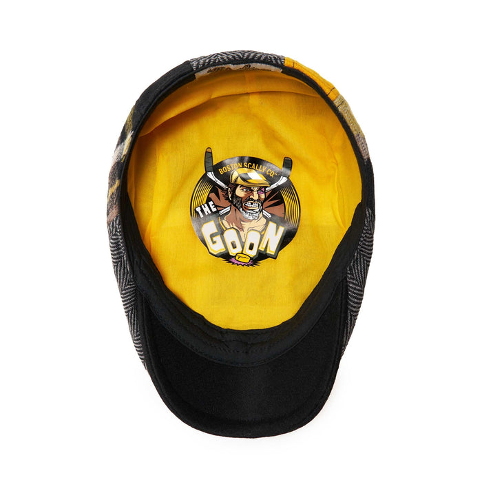 The Goon Boston Scally Cap - Black &amp;amp; Gold - alternate image