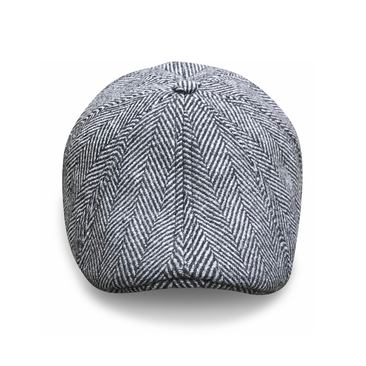 The Original Peaky Boston Scally Cap (Flat Cap) - Grey Herringbone