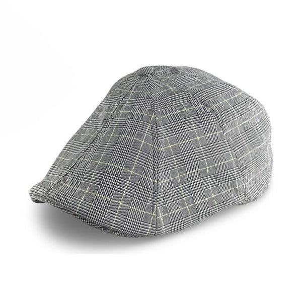 The Caddy Boston Scally Cap Black Cotton/Polyester | 3XL 63.5cm