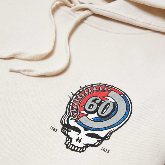 Boston Scally The Grateful Dead 60th Anniversary Hoodie - Ecru - alternate image