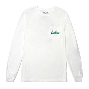 Boston Scally The Bareknuckle - Irish Edition Long Sleeve Tee T-Shirt - White - featured image