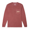 Boston Scally The Valentine Rose Long Sleeve Tee T-Shirt - Crimson - featured image