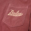 Boston Scally The Valentine Rose Long Sleeve Tee T-Shirt - Crimson - alternate image 3