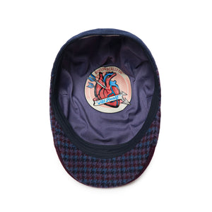 The All Heart Boston Scally Cap - Blue &amp;amp; Purple Plaid - alternate image 2