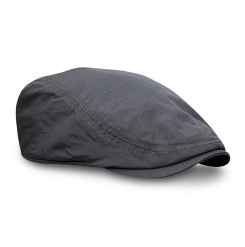 The Repel Single Panel Boston Scally Cap - Black