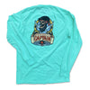 Boston Scally The Captain Long Sleeve Pocket Tee T-Shirt - Island Reef - featured image