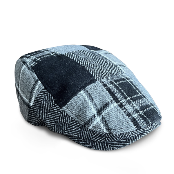 The Lunchbox Blackbox Edition Boston Scally Cap - Black Plaid