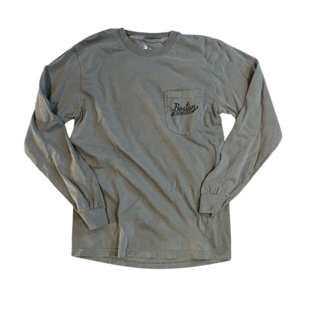 Boston Scally The Captain Long Sleeve Pocket Tee - Driftwood