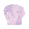 Boston Scally The Captain Long Sleeve Pocket Tee - Orchid - alternate image 2