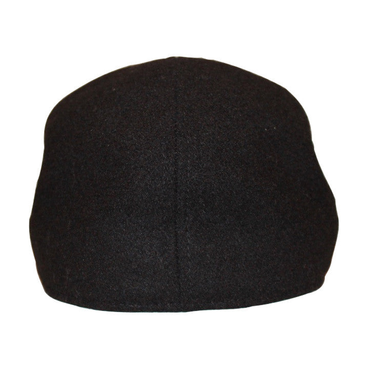 The Kenmore Boston Black Cap - Brim Scally Black Coolidge 