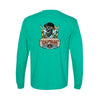 Boston Scally The Captain Long Sleeve Pocket Tee - Island Green - featured image