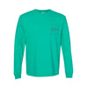 Boston Scally The Captain Long Sleeve Pocket Tee - Island Green - alternate image 2