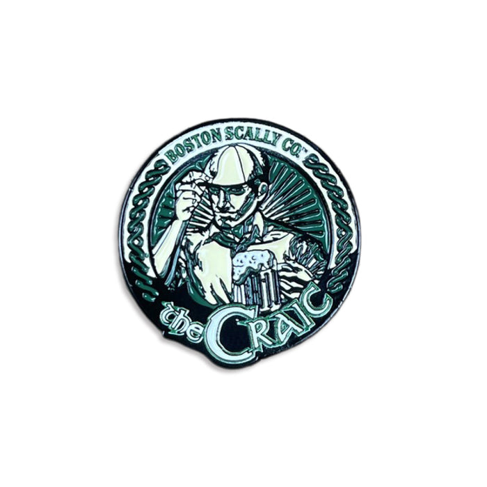 Boston Scally The Craic Cap Pin - featured image