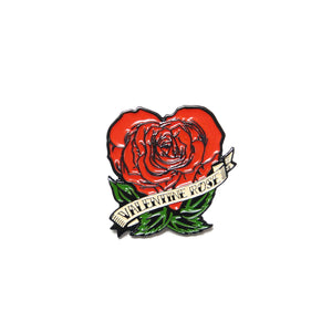 Boston Scally The Valentine Rose Cap Pin - featured image