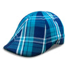 The Sweetwater Plaid Trainer Boston Scally Cap - Tealwater - alternate image 3