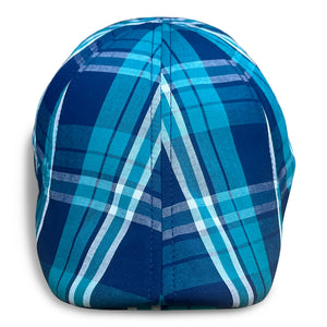 The Sweetwater Plaid Trainer Boston Scally Cap - Tealwater - alternate image 4