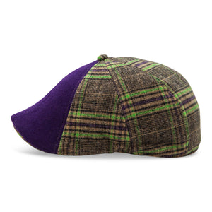 The Frankenhead Boston Scally Cap - Purple &amp;amp; Undead Plaid - alternate image 9