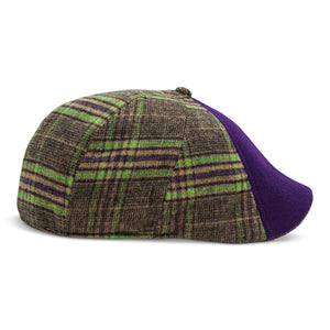 The Frankenhead Boston Scally Cap - Purple &amp;amp; Undead Plaid - alternate image 10