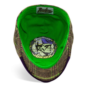 The Frankenhead Boston Scally Cap - Purple &amp;amp; Undead Plaid - alternate image 2