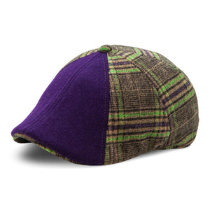 The Frankenhead Boston Scally Cap - Purple &amp;amp; Undead Plaid - alternate image 5