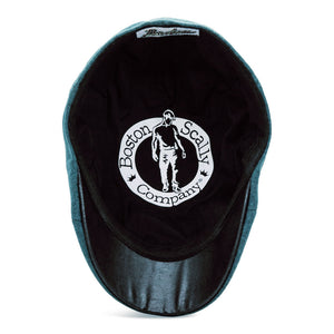 The Kenmore Boston Scally Cap - Slate Blue and Black Leather Brim - alternate image 2