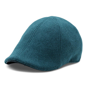 The Kenmore Boston Scally Cap - Slate Blue and Black Leather Brim - alternate image 3