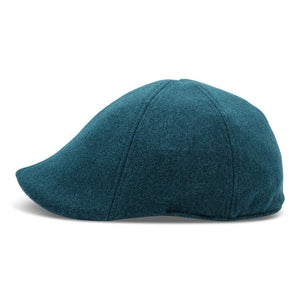 The Kenmore Boston Scally Cap - Slate Blue and Black Leather Brim - alternate image 7