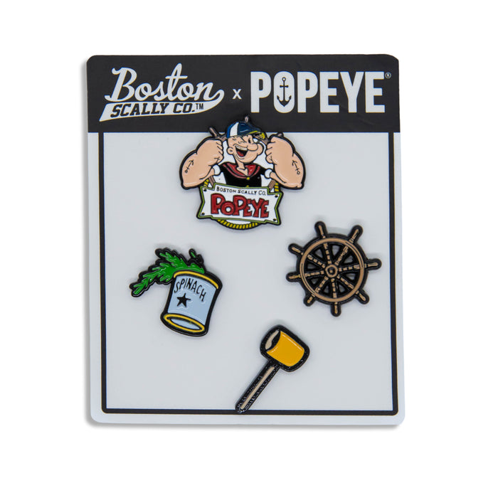 Boston Scally The Popeye Cap Pin Set - featured image