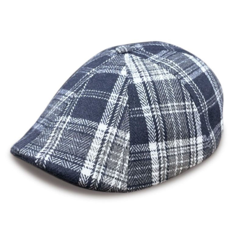 The Royal Rose Boston Scally Cap - Royal Plaid