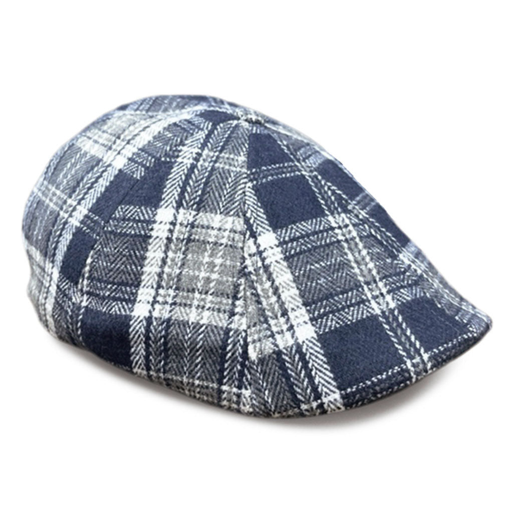 The Royal Rose Boston Scally Cap - Royal Plaid