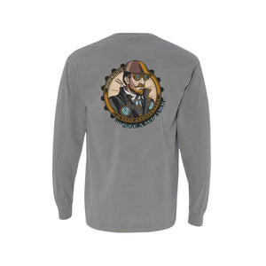 Boston Scally The 11 Year Anniversary Long Sleeve Pocket Tee - Grey - featured image