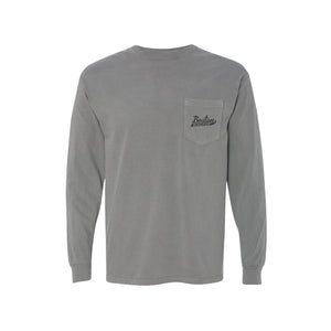 Boston Scally The 11 Year Anniversary Long Sleeve Pocket Tee - Grey - alternate image 2