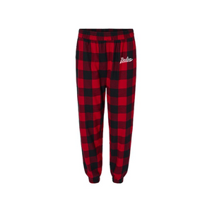 Boston Scally The Buffalo Plaid Joggers - Red - featured image