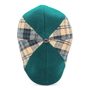 The Craic Boston Scally Cap - Emerald and Ale Plaid - alternate image 6