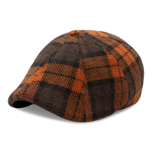 The Jack-O’-Rose Boston Scally Cap - Orange Plaid - alternate image 6