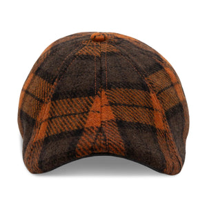 The Jack-O’-Rose Boston Scally Cap - Orange Plaid - alternate image 7