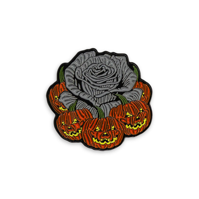 Boston Scally The Jack-O&amp;#39;-Rose Cap Pin - featured image