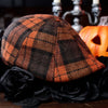 The Jack-O’-Rose Boston Scally Cap - Orange Plaid - alternate image 2