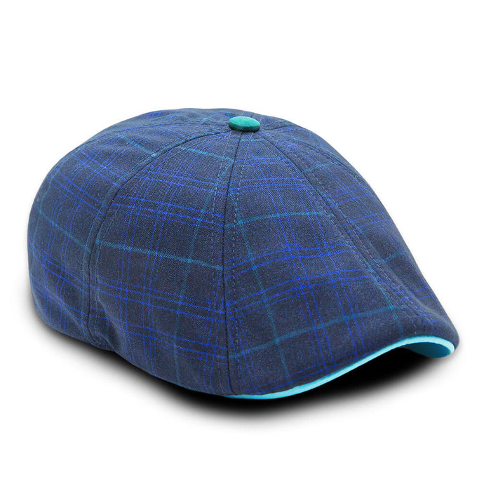The Midnight Summer Peaky Boston Scally Cap - Plaid - featured image