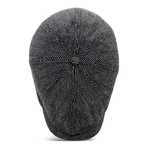 The Baker Boy Boston Scally Cap - Grey Herringbone - alternate image 7