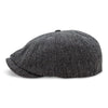 The Baker Boy Boston Scally Cap - Grey Herringbone - alternate image 9