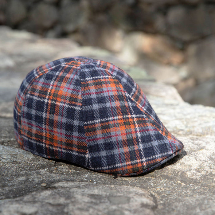 The Underdog Boston Scally Cap - Triumph Orange Plaid - alternate image