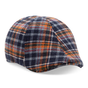 The Underdog Boston Scally Cap - Triumph Orange Plaid - featured image